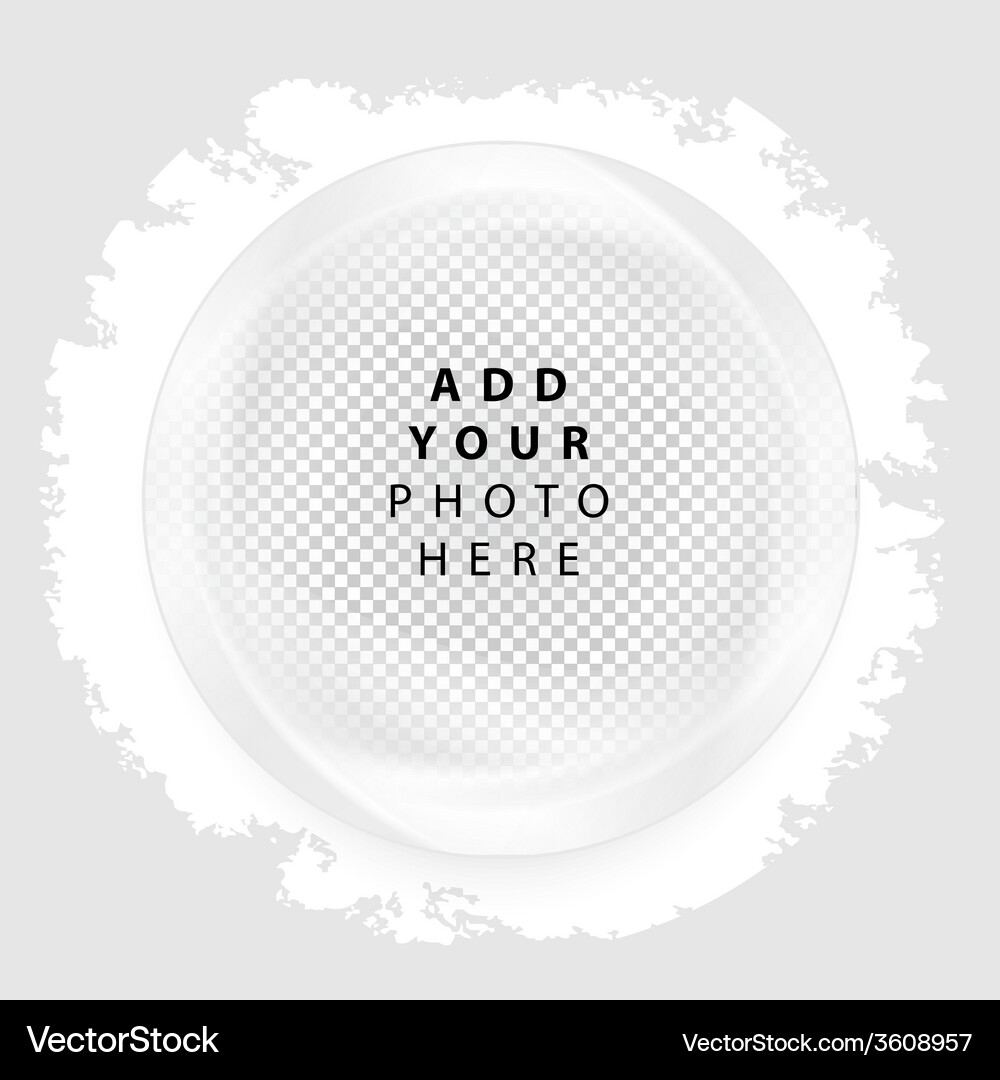Shimmering Circle Frame Vector Image