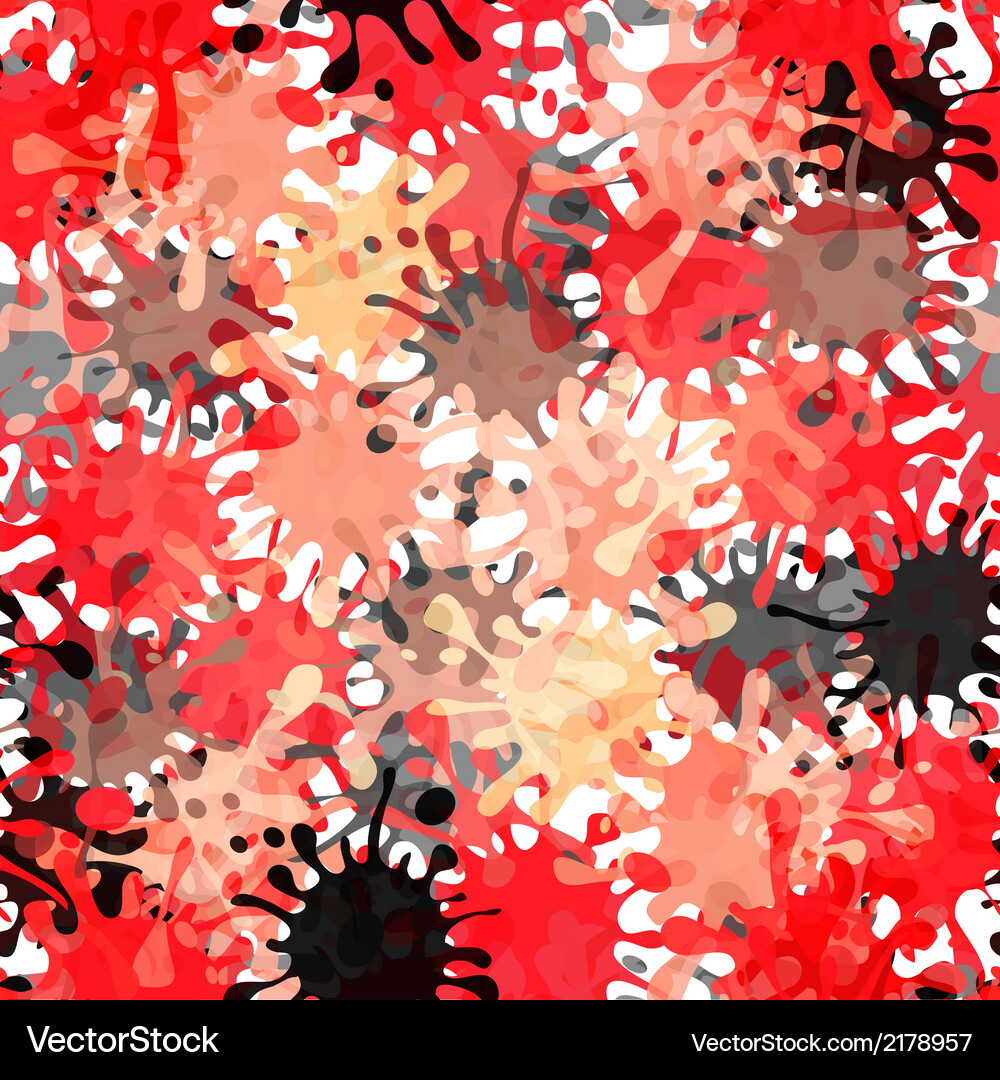 Splash abstract seamless pattern background Vector Image