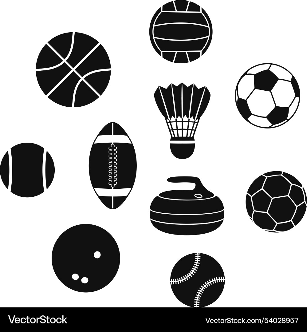 Sports ball Sports ball Vector Image
