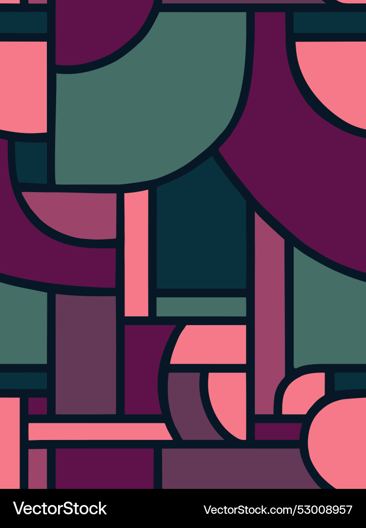 Vibrant colorblocking seamless pattern in violet Vibrant colorblocking seamless pattern in violet Vector Image