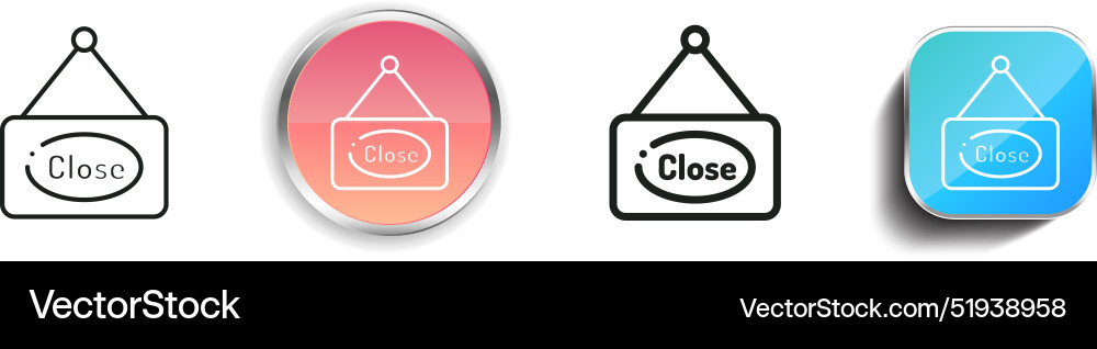 Business icon thin linear regular and button Business icon thin linear regular and button Vector Image