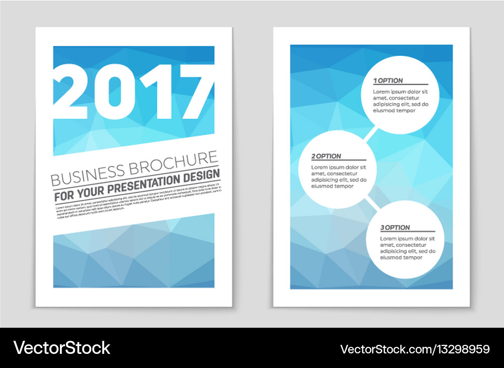 Abstract layout background set for art Vector Image