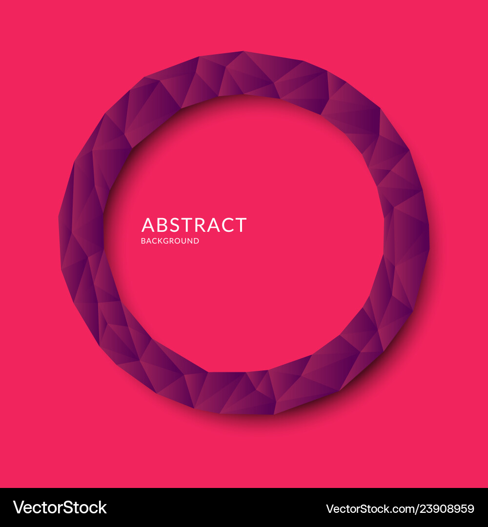 Abstract Low Poly Background vector image