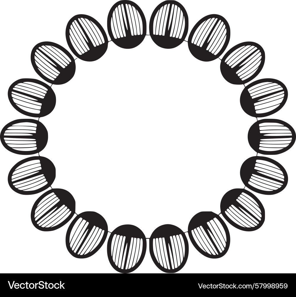 Minimalist Circular Pattern Vector Image