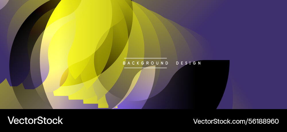 Abstract design overlapping shapes create dynamic Abstract design overlapping shapes create dynamic Vector Image