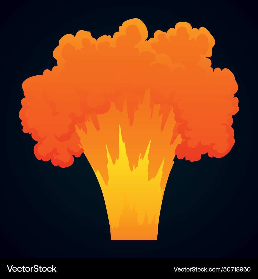 Explosion animation for game Explosion animation for game vector image