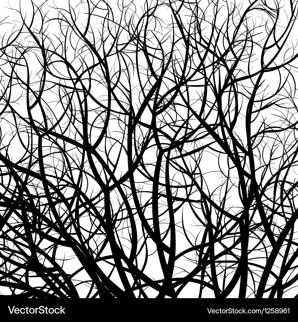 Abstract Tree Branch Pattern Vector Image