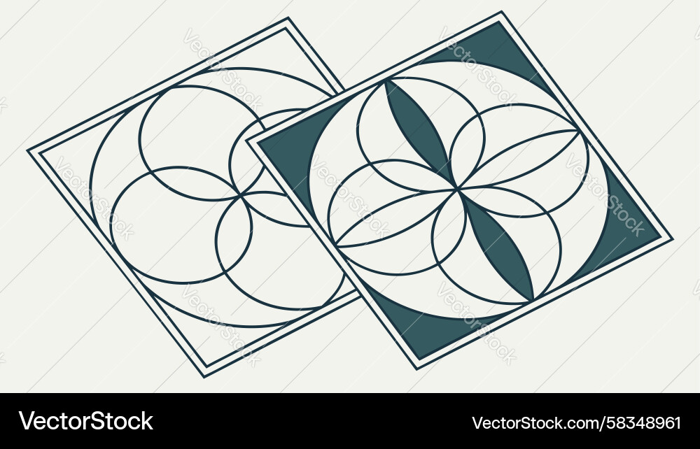 Complex Circular Pattern Vector Image