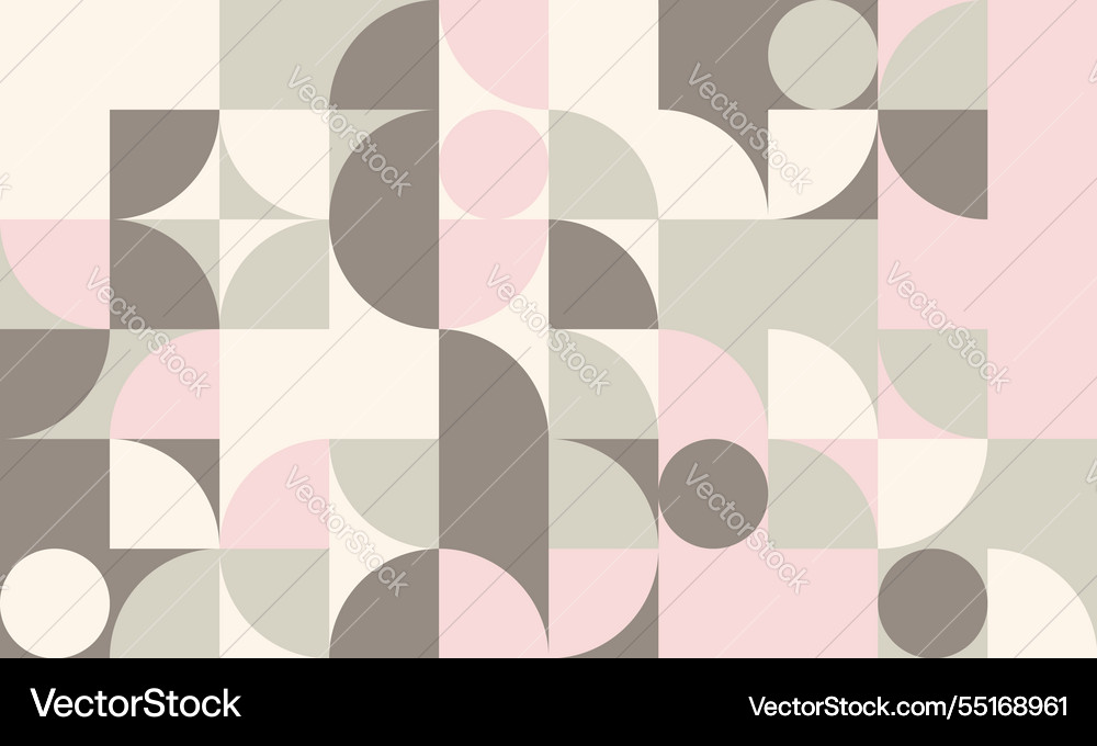Modern geometric pattern with seamless shapes Vector Image