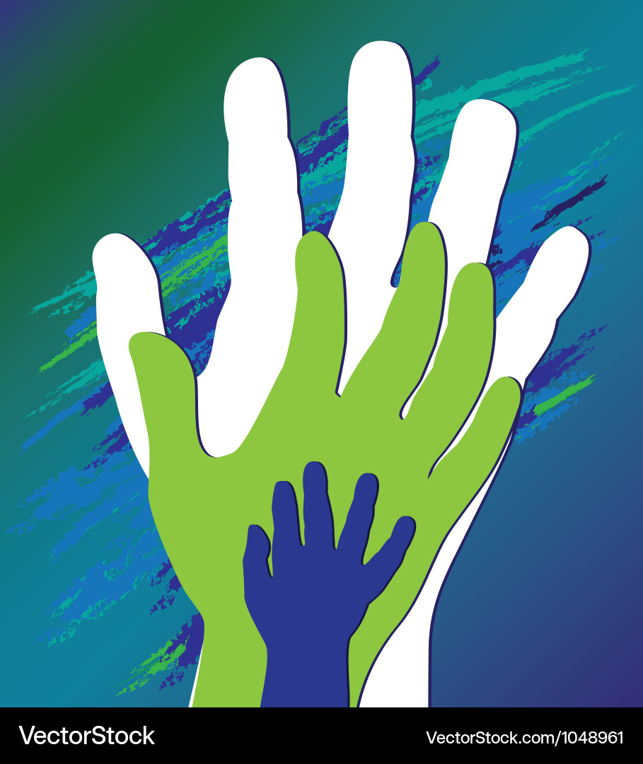 Support and Encouragement Royalty Free Vector Image