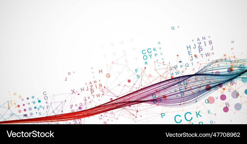 Abstract flowing wave lines design element Abstract flowing wave lines design element vector image