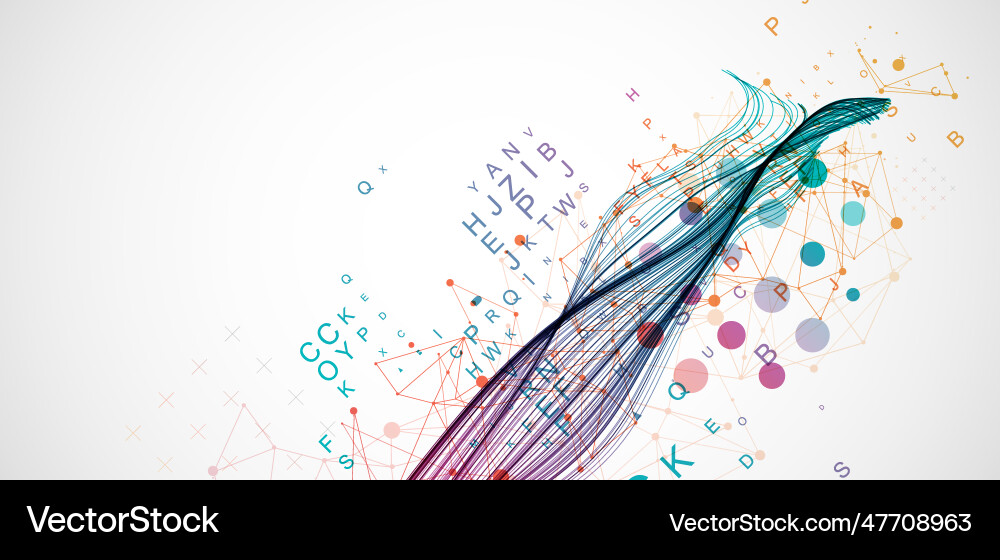 Abstract flowing wave lines design element Abstract flowing wave lines design element vector image