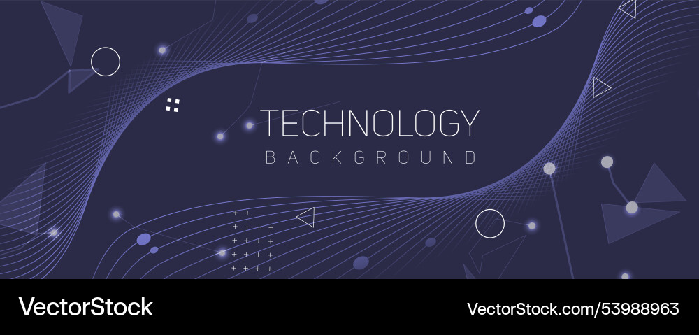 Abstract wave technology and science background Abstract wave technology and science background vector image
