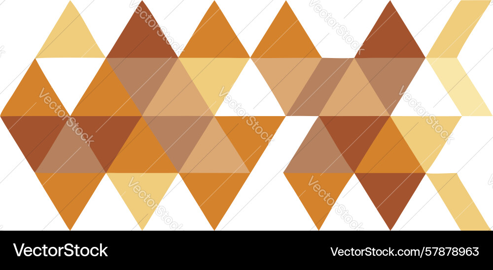 Gradient geometric triangle abstract pattern vector image