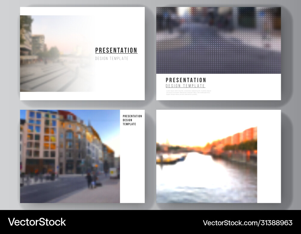 Layout presentation slides design Layout presentation slides design vector image