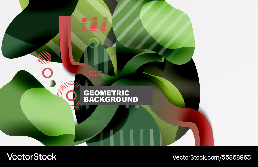 Vibrant abstract background overlapping shapes Vibrant abstract background overlapping shapes vector image