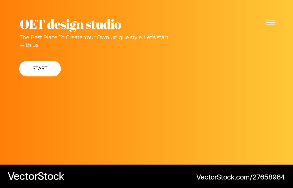 Abstract colorful gradient landing page template Abstract colorful gradient landing page template vector image