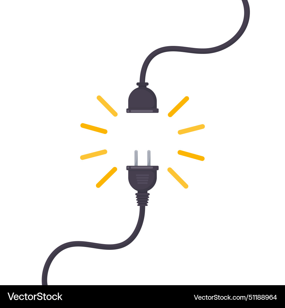 Plug ends Royalty Free Vector Image - VectorStock