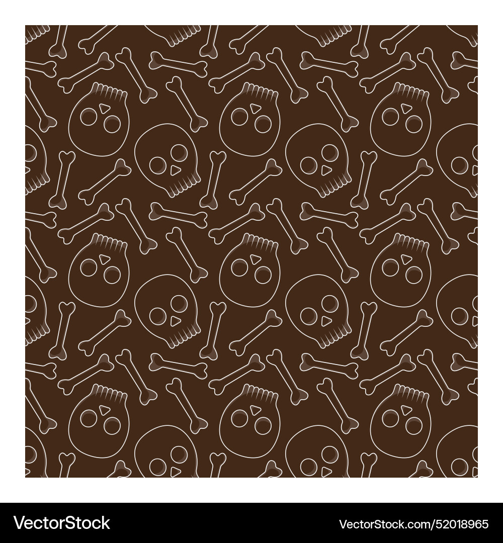 Abstract pattern of skull and crossbones on a dark Abstract pattern of skull and crossbones on a dark Vector Image