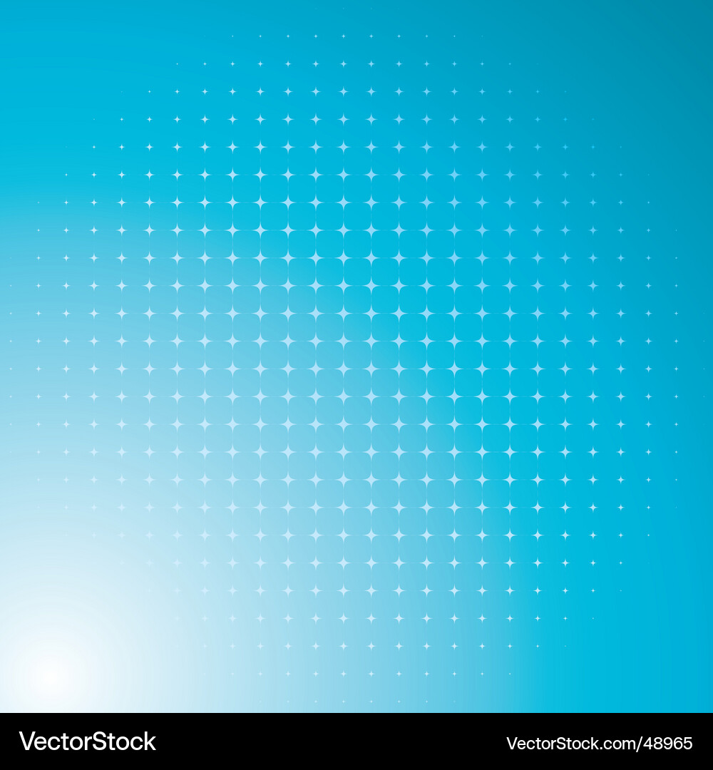 Gradient Blue Star Background Vector Image