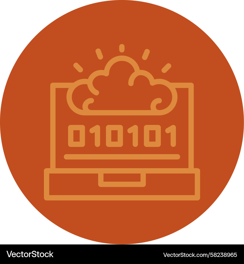 Swift Line Multi-Color Icon Vector Image