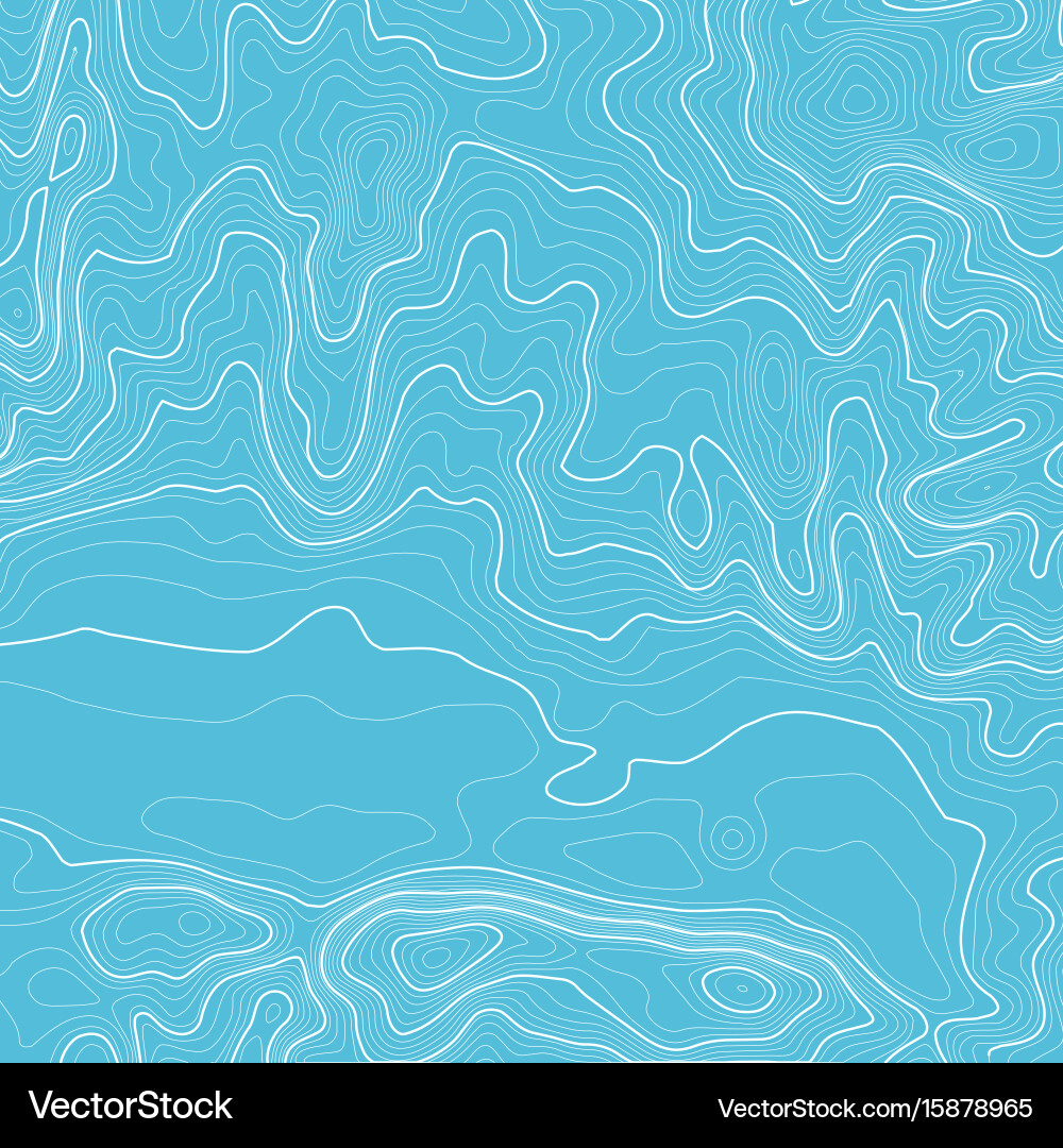 Topographic map background with space for copy vector image