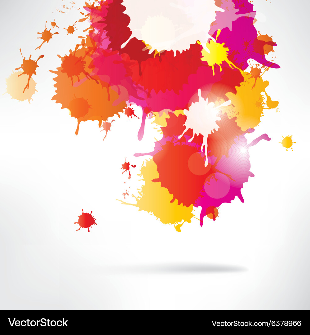 Abstract background with splash vector image