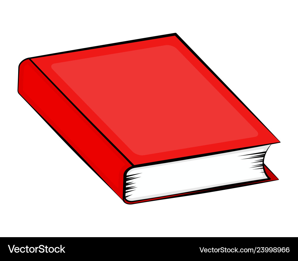 Closed book cartoon symbol icon design beautiful vector image