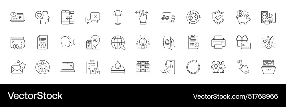 Delivery report reject checklist and line Delivery report reject checklist and line vector image