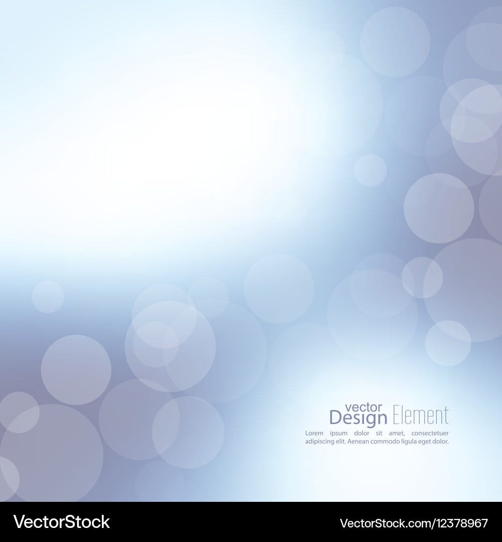 Abstract background with bokeh Royalty Free Vector Image
