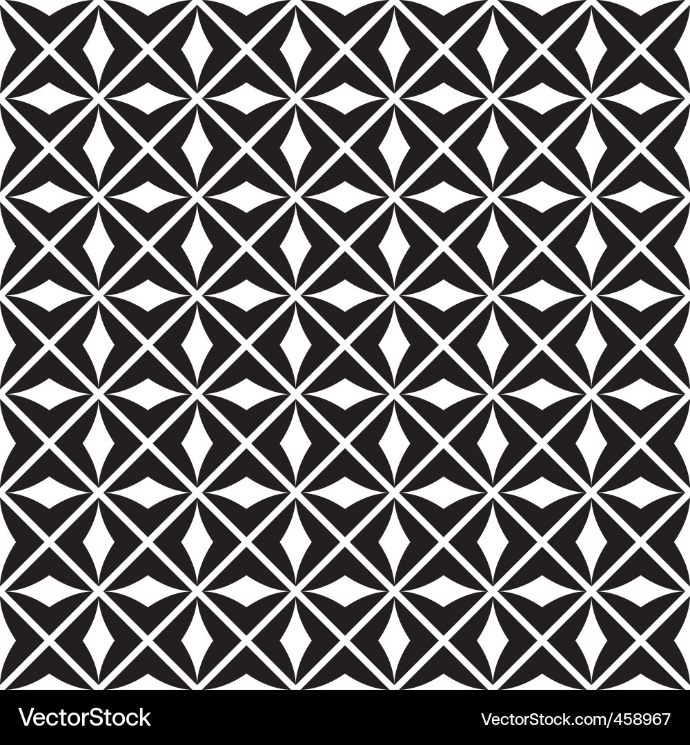 Geometric Diamond Pattern vector image