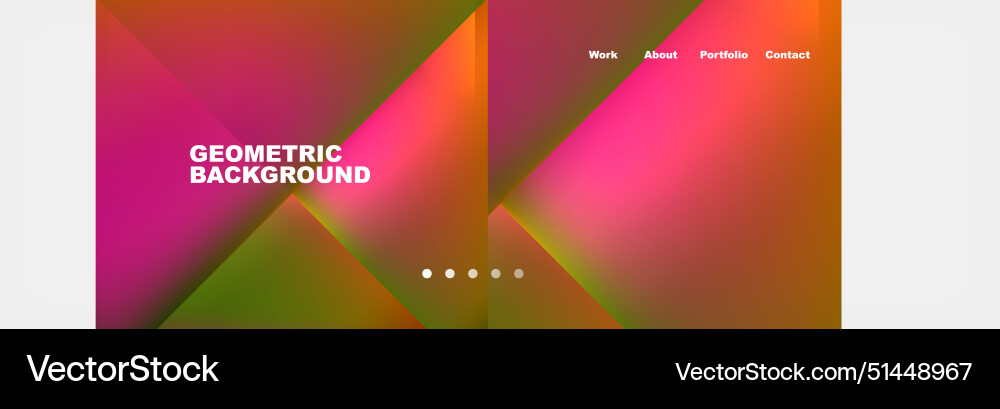 Triangle minimal web site page background design Triangle minimal web site page background design Vector Image