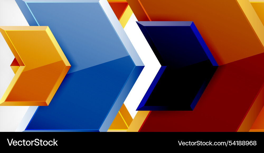 Technology dynamic arrow geometric background Technology dynamic arrow geometric background Vector Image