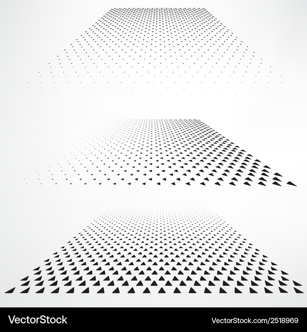 Abstract Halftone Pattern Vector Image