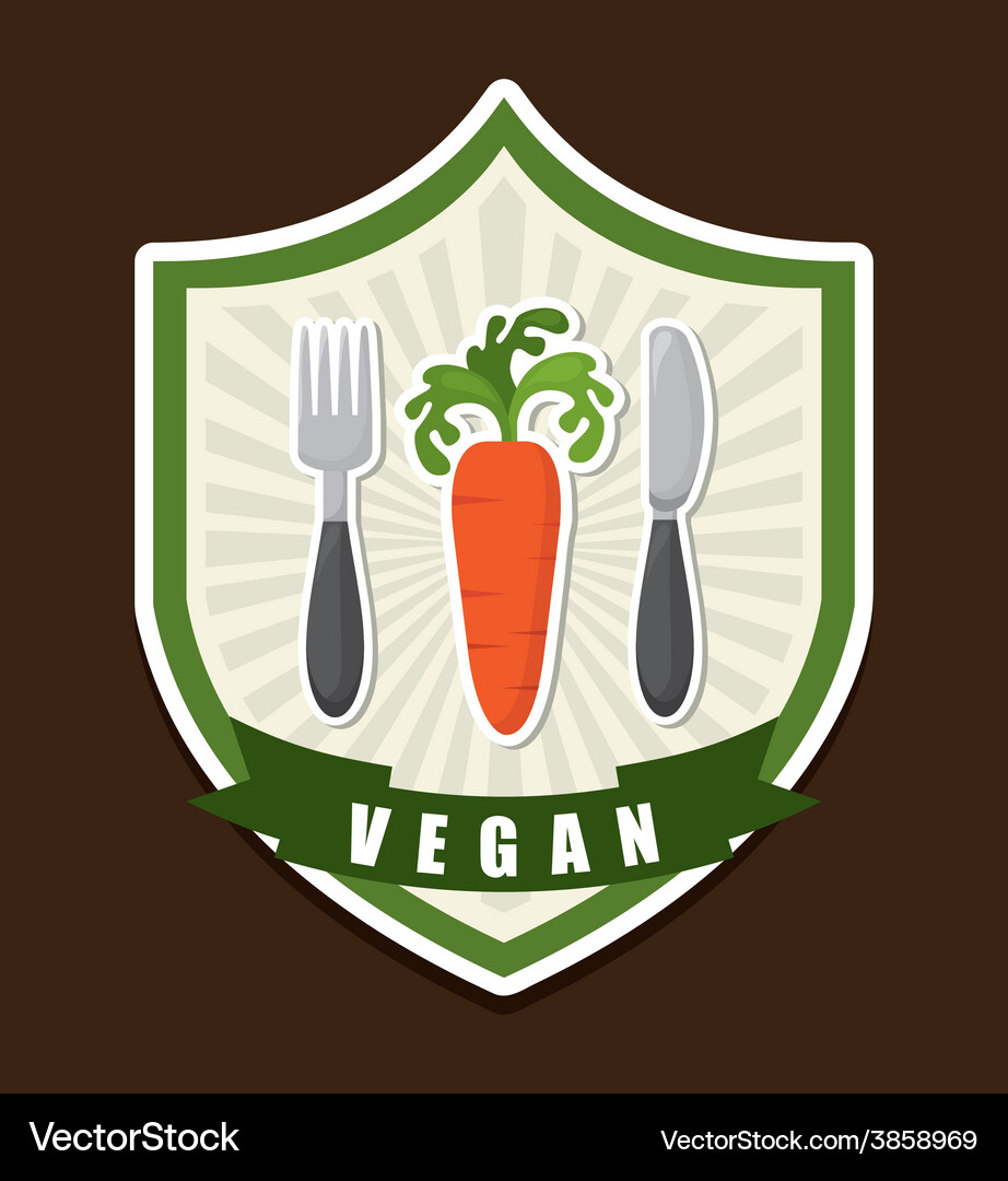 Vegan menu Vector Image