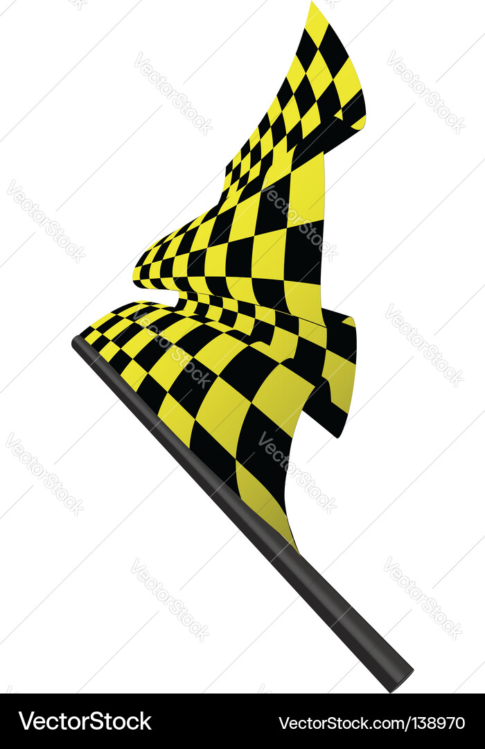 Dynamic Racing Flags vector image