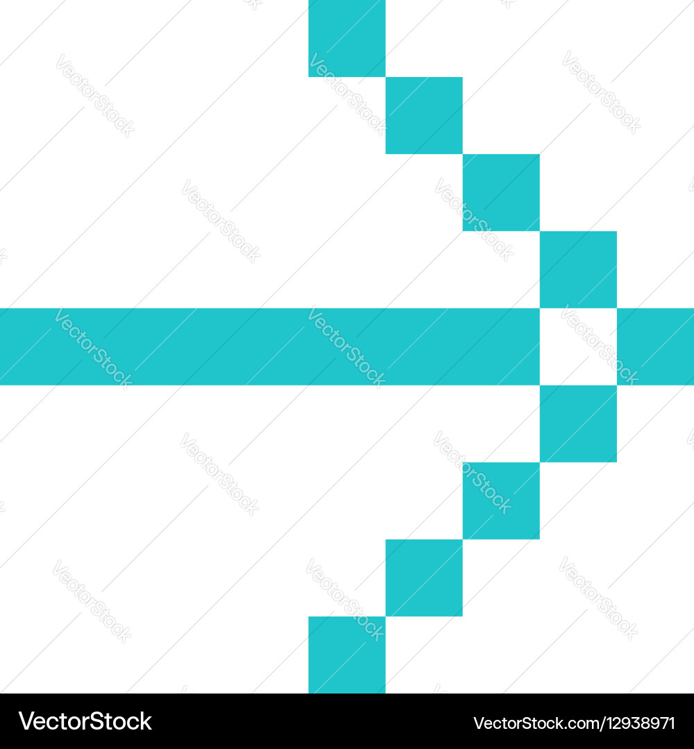 Arrow icon direction digital sign pointer button Arrow icon direction digital sign pointer button vector image