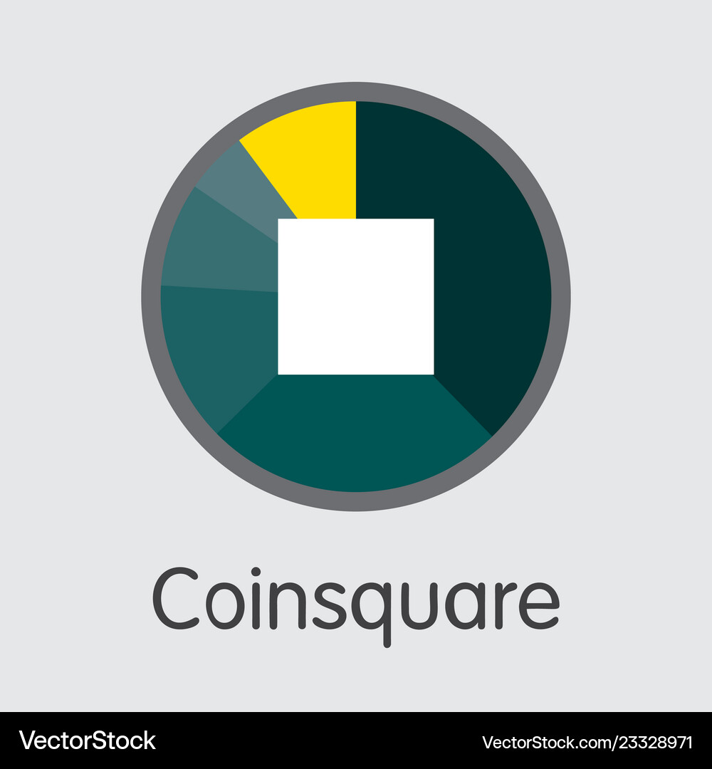 Exchange - coinsquare the crypto coins – Royalty-Free Vector | VectorStock
