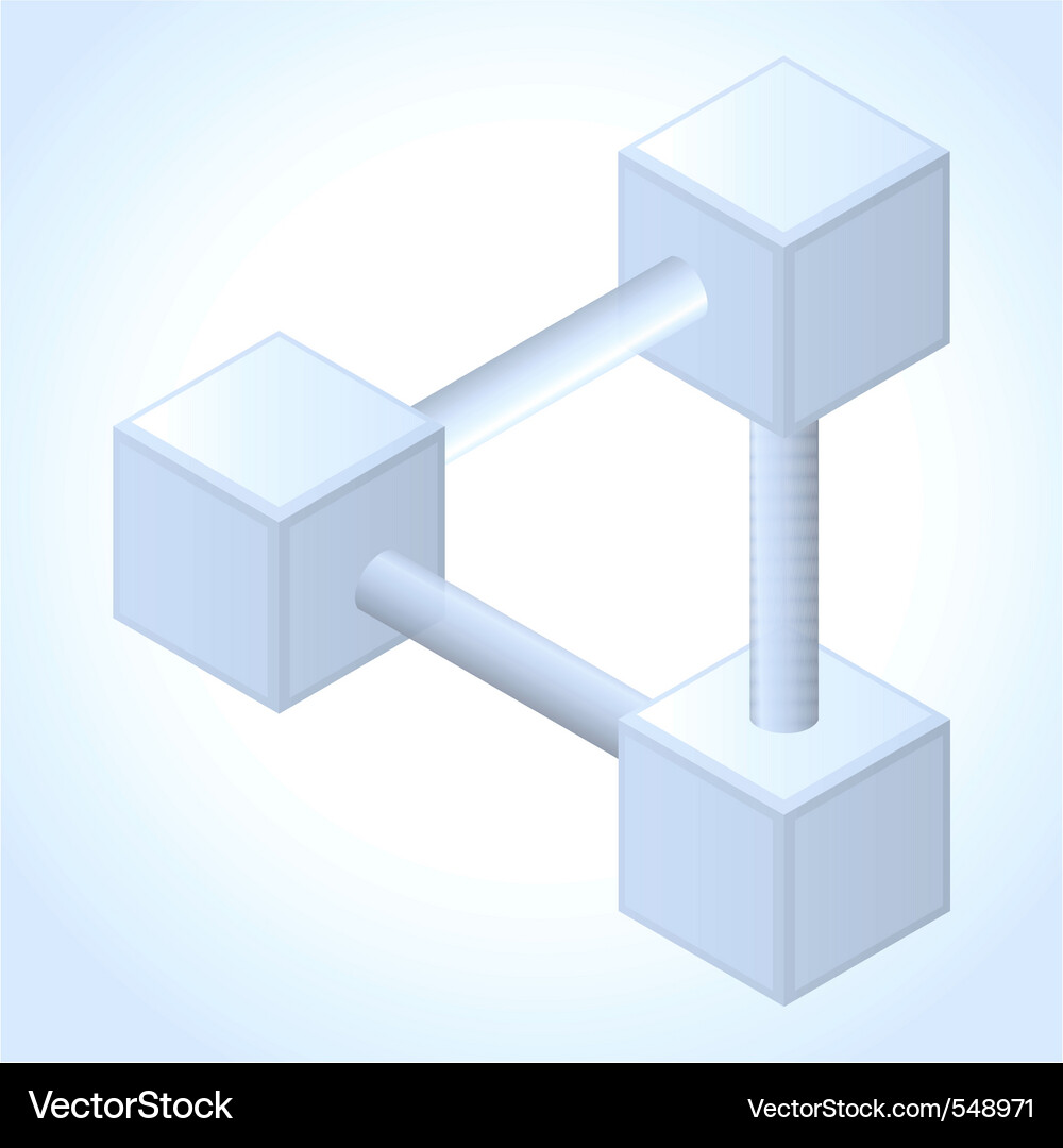 Infinite Geometric Object Vector Image