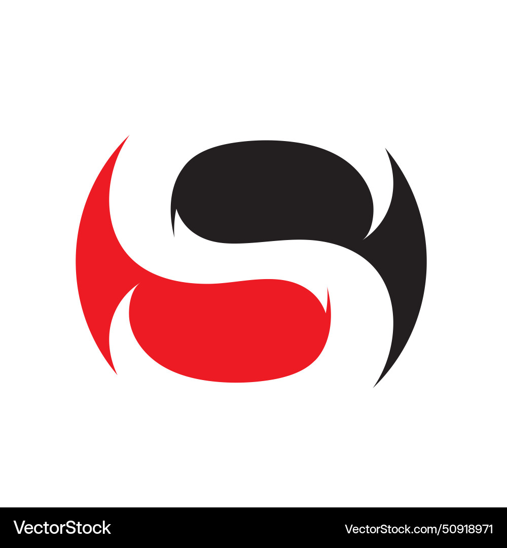Letter s logo icon design template elements Vector Image