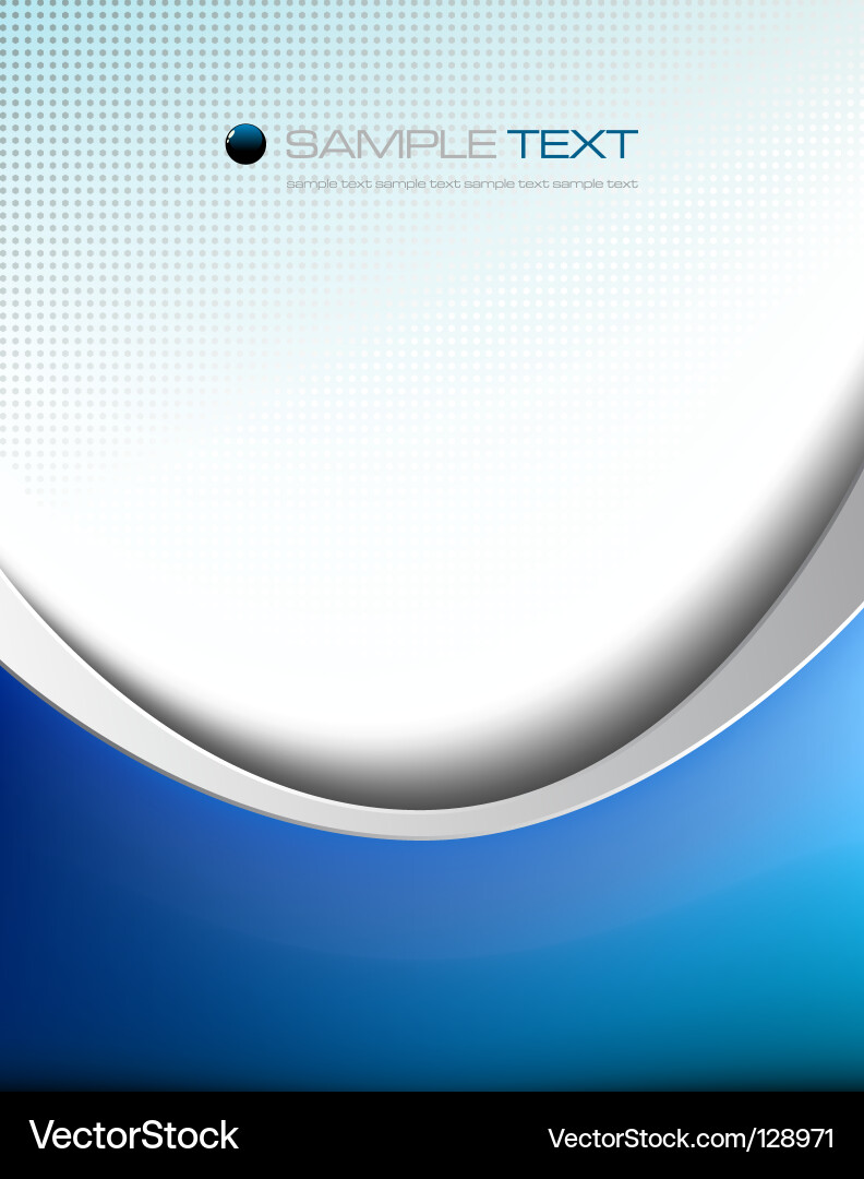 Modern Blue Gradient Background Royalty Free Vector Image