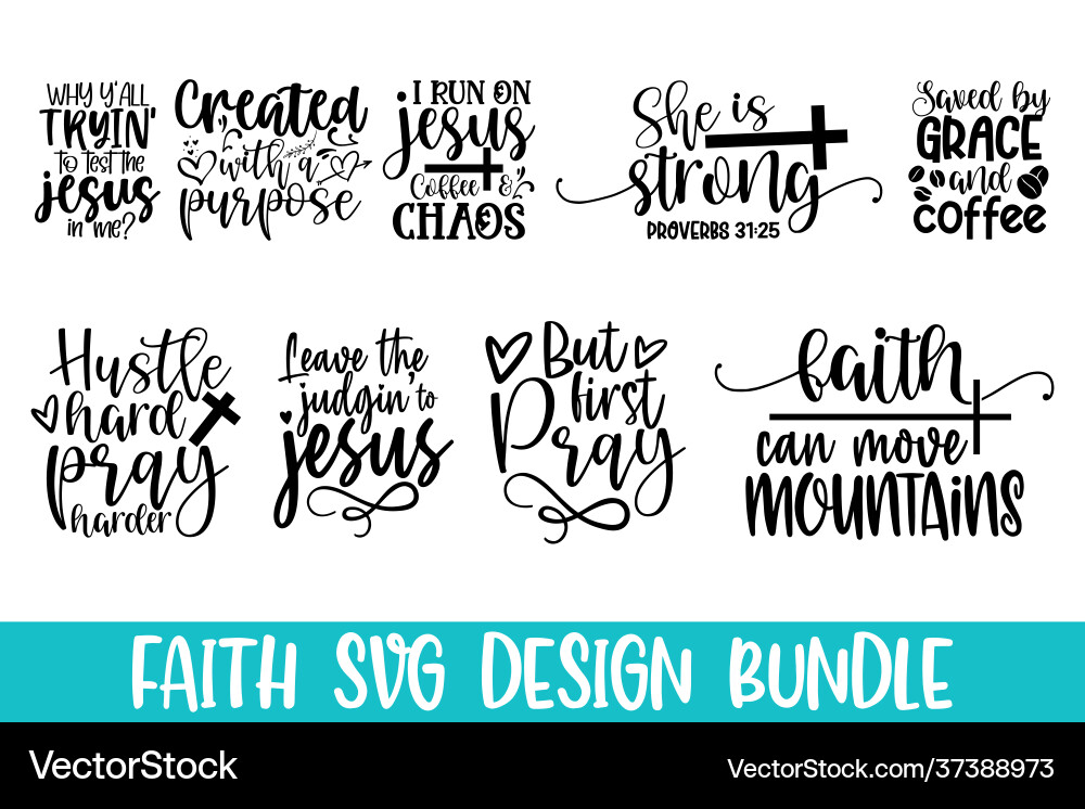 Bible Verse Calligraphy Art – Royalty-Free Vector | VectorStock