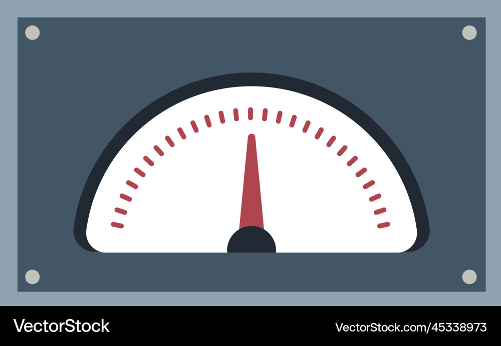 Panel or board with measuring line and arrows Vector Image