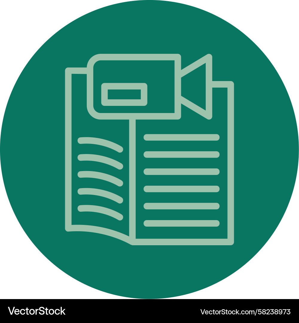 Zoom Learning Icon - Multi Color Vector Image