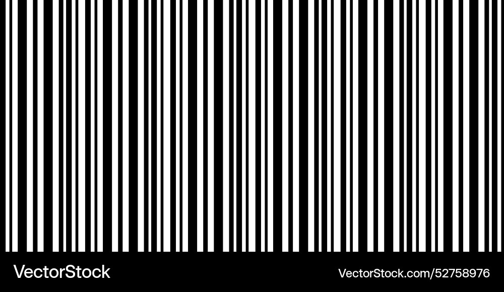 Abstract barcode icon bar code Vector Image