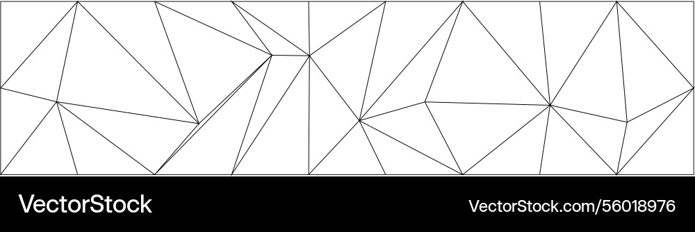 Abstract geometric chaos pattern with triangular Vector Image