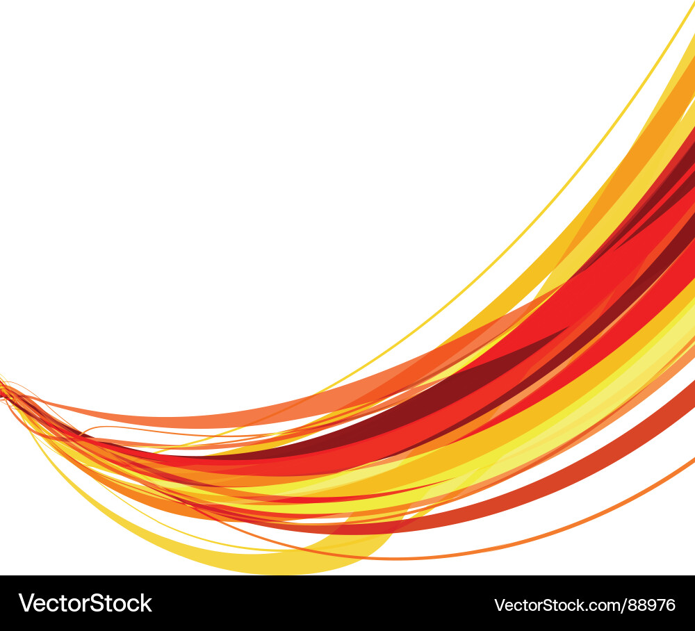 Dynamic Ribbon Flow vector image
