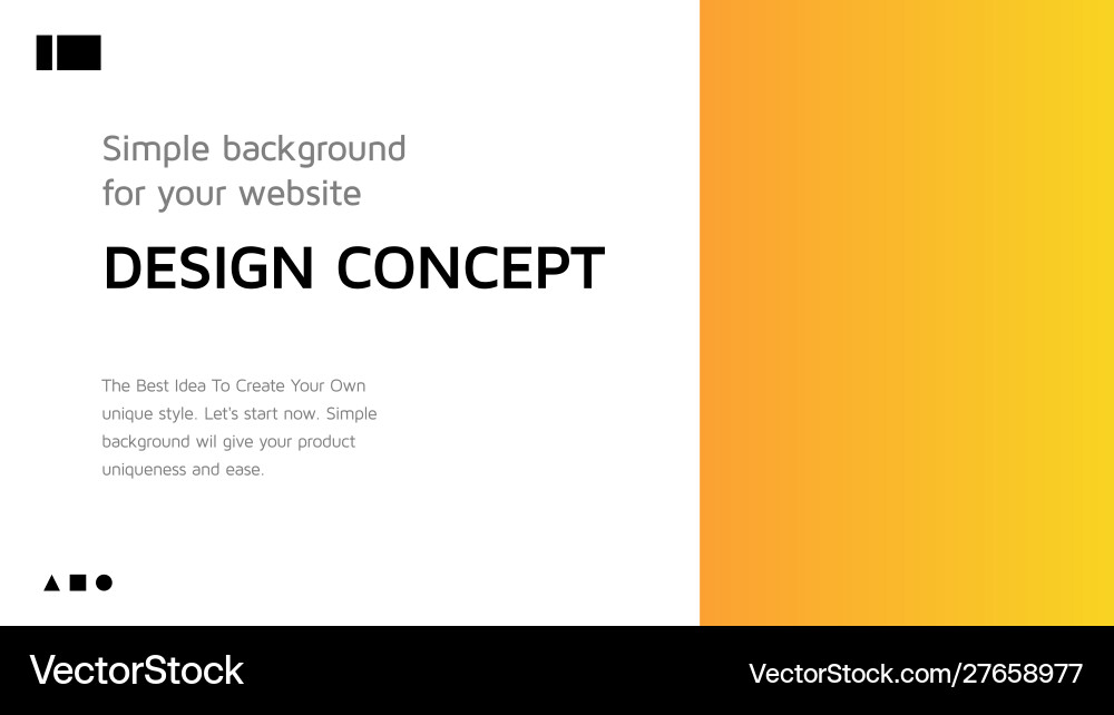 Abstract colorful gradient landing page template Vector Image