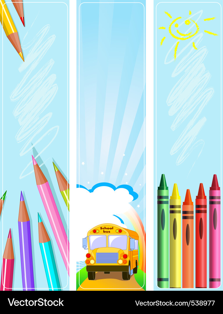 Back to school Royalty Free Vector Image - VectorStock