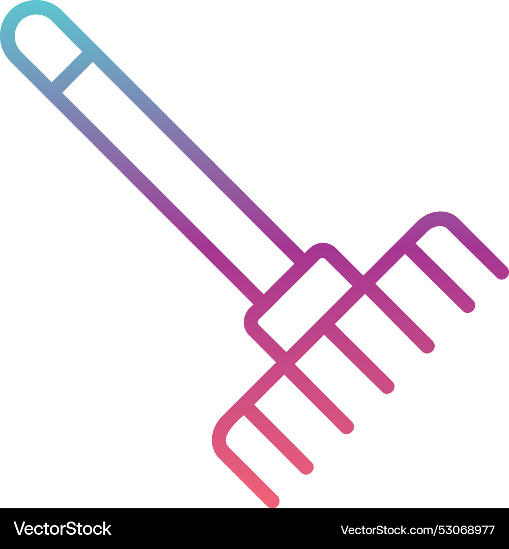 Rake line gradient design Vector Image